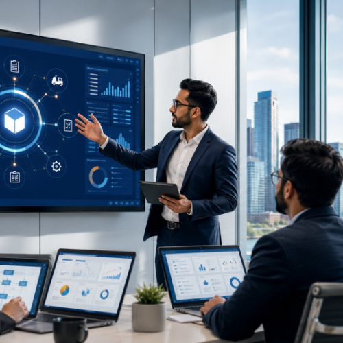 Canadian professionals learning Enterprise Resource Planning and SAP business processes