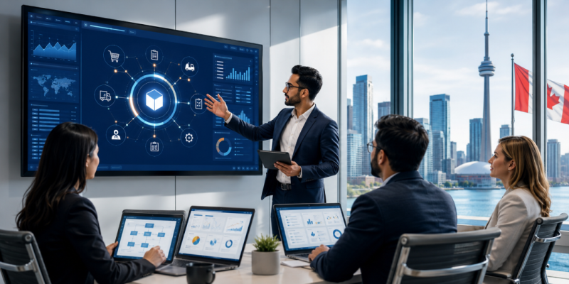 Canadian professionals learning Enterprise Resource Planning and SAP business processes